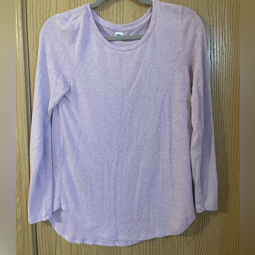 purple sweater shirt